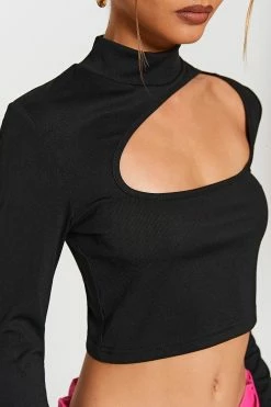 SOLADO High Neck Cut Out Long Sleeve Crop Top -SOLADO Shop jpeg 31b77e3e 39a6 4e4d 955b 6288a5f6884e 1800x1800