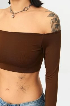 Solado Off Shoulder Solid Long Sleeve Crop Top -SOLADO Shop jpeg 347eb37d 47cd 4f19 a1e3 e232fe60ab44 1800x1800
