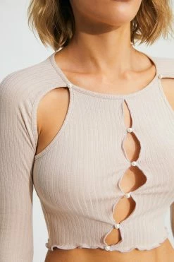 SOLADO Cut Out Bead Decor Lettuce Trim Long Sleeve Top -SOLADO Shop jpeg 3691848f 8669 4558 9287 11a2df517c19 1800x1800