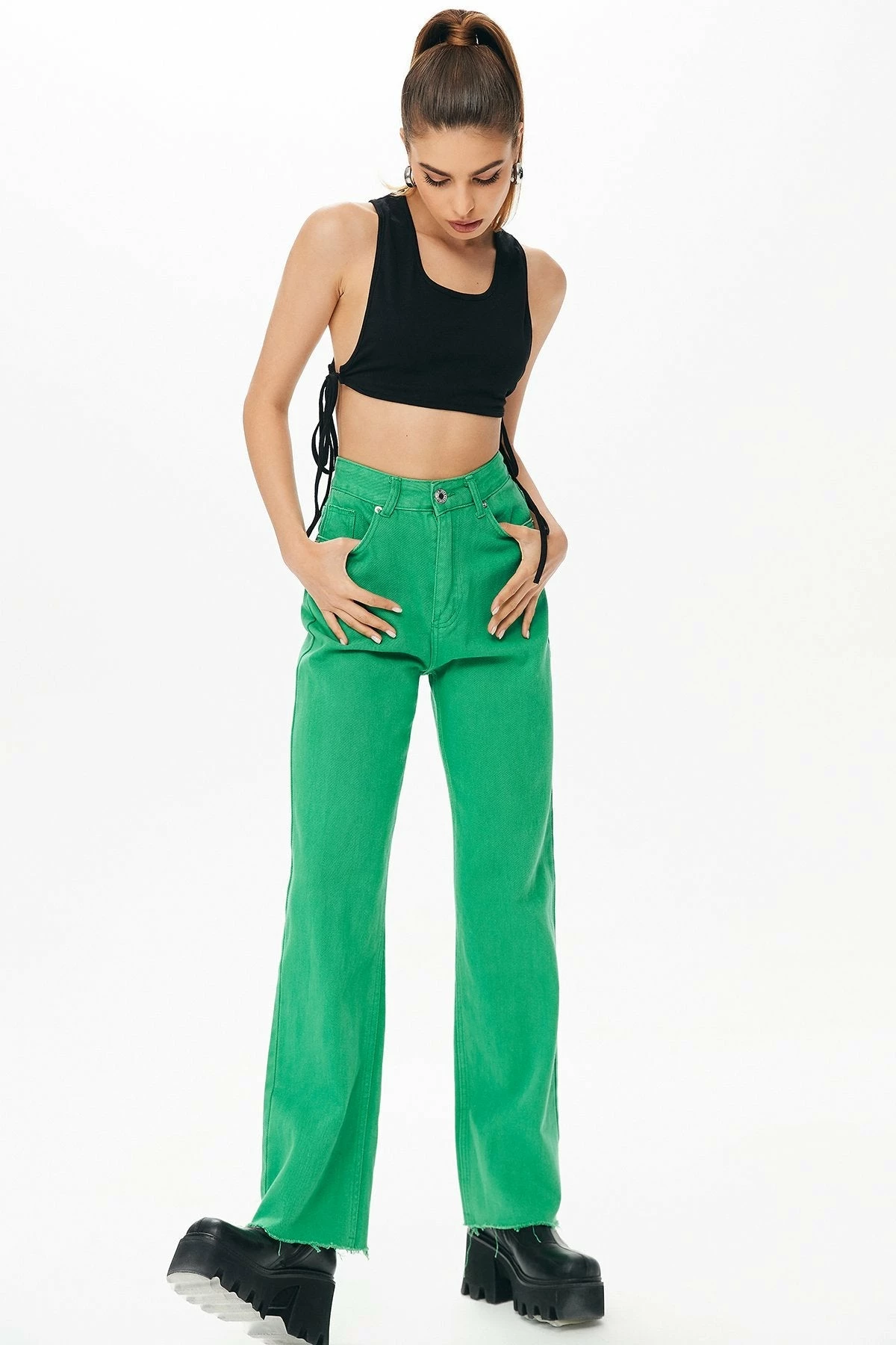 Solado Tie Side Solid Sleeveless Tank Top 5 Solado Tie Side Solid Sleeveless Tank Top - Image 3