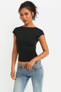 Solado Open Back Short Sleeve Bodycon Crop Top 14 Solado Open Back Short Sleeve Bodycon Crop Top -SOLADO Shop jpeg 3e96553f 6296 4bdc afe1 6a85c758318b 1800x1800