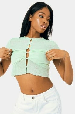 SOLADO Button Front Lettuce Trim Short Sleeve Crop Top -SOLADO Shop jpeg 3f9e1c97 4770 4a82 b9c2 ae1185337fe2 1800x1800