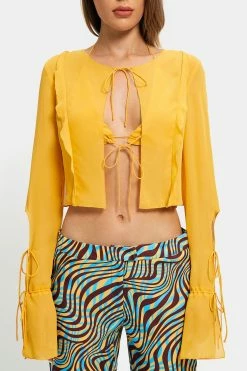 SOLADO Two Piece Tie Detail Chiffon Long Sleeve Top 16 SOLADO Two Piece Tie Detail Chiffon Long Sleeve Top -SOLADO Shop jpeg 40999424 1e1b 4be1 ac77 83a1de08864a 1800x1800