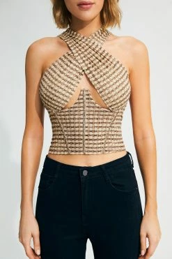 SOLADO Plaid Print Cross Halter Neck Cut Out Boning Crop Top 13 SOLADO Plaid Print Cross Halter Neck Cut Out Boning Crop Top -SOLADO Shop jpeg 40dfe397 bbf1 467c 8d2b 76867ca3956a 1800x1800