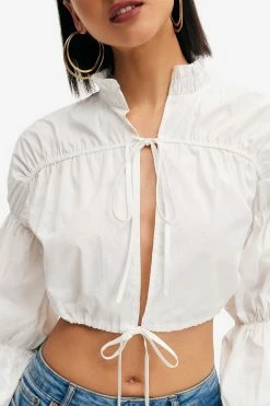Solado Puff Sleeve Tie Front Crop Blouse -SOLADO Shop jpeg 42b8599c 6489 476c a95c ca646df61f91 1800x1800