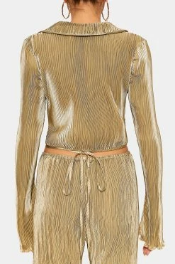 SOLADO Lapel Neck Pleat Tie Back Flared Sleeve Shirt -SOLADO Shop jpeg 440259c1 d983 4b4c a82c 7438840a4275 1800x1800