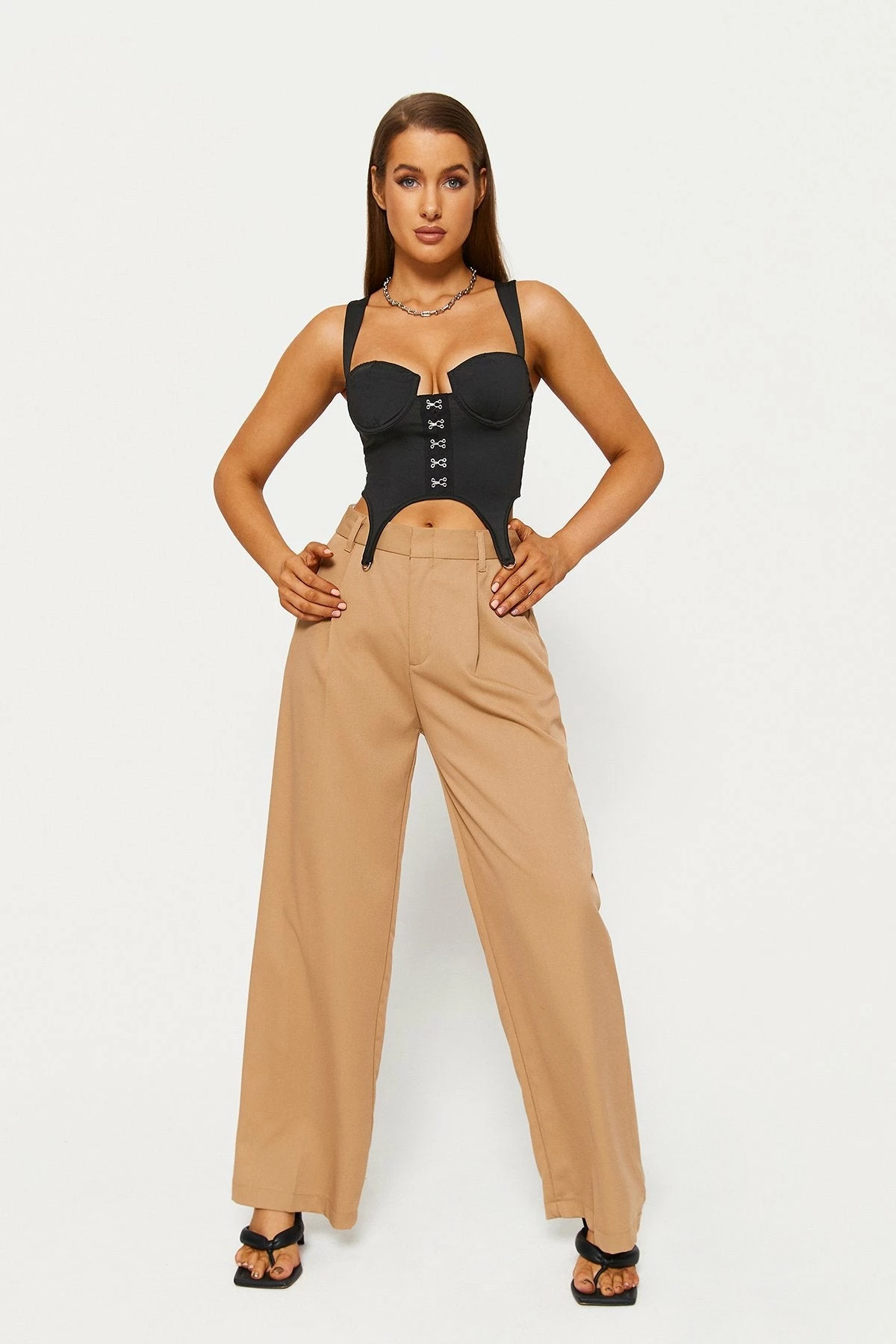 Solado Notched Neck Asymmetrical Hem Buckled Tank Top 6 Solado Notched Neck Asymmetrical Hem Buckled Tank Top - Image 4