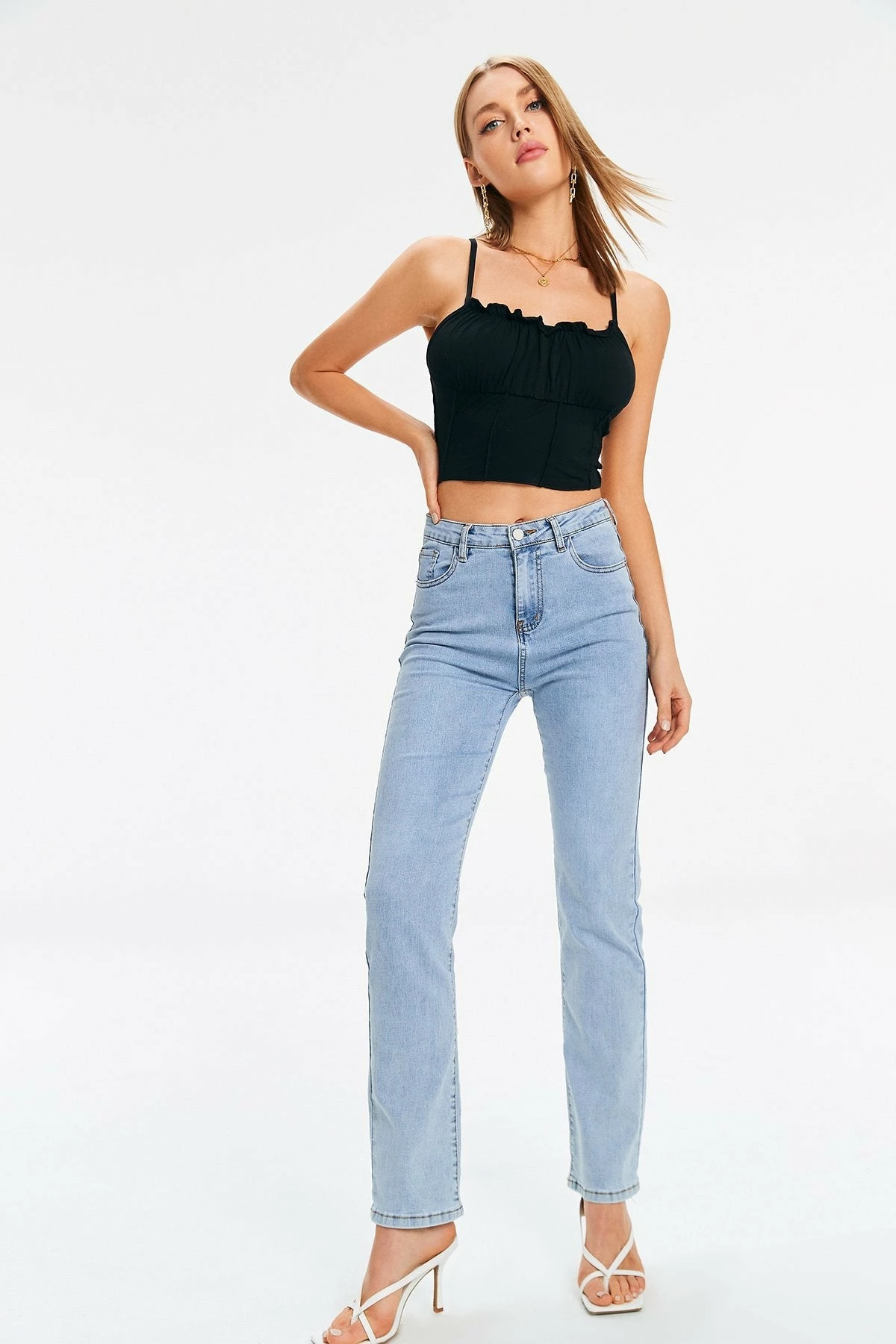 Solado Lettuce Trim Seam Detail Backless Crop Tank Top 8 Solado Lettuce Trim Seam Detail Backless Crop Tank Top - Image 6