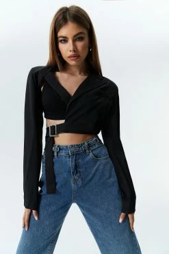 Solado Asymmetrical Neck Long Sleeve Blazer Without Bra 9 Solado Asymmetrical Neck Long Sleeve Blazer Without Bra -SOLADO Shop jpeg 4666fca2 2e03 4905 97b2 d18cc85583e4 1800x1800