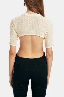 Solado Mesh Flocking Polka Dot Short Sleeve Crop Top 15 Solado Mesh Flocking Polka Dot Short Sleeve Crop Top -SOLADO Shop jpeg 473df0cc eebc 447e bf42 feba42fbf801 1800x1800
