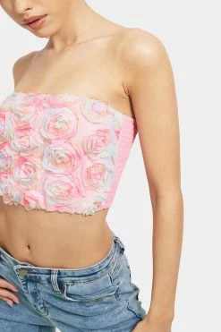Solado Gradient 3D Flower Mesh Tube Shirred Crop Top 13 Solado Gradient 3D Flower Mesh Tube Shirred Crop Top -SOLADO Shop jpeg 4a352620 d822 4596 85d1 b5e8d2c7b7d2 1800x1800