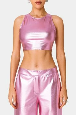 SOLADO Vinyl Sleeveless Cinched Waist Sheen Crop Top 14 SOLADO Vinyl Sleeveless Cinched Waist Sheen Crop Top -SOLADO Shop jpeg 4ecb7327 8c0c 4dcd a668 b84d8e04c445 1800x1800