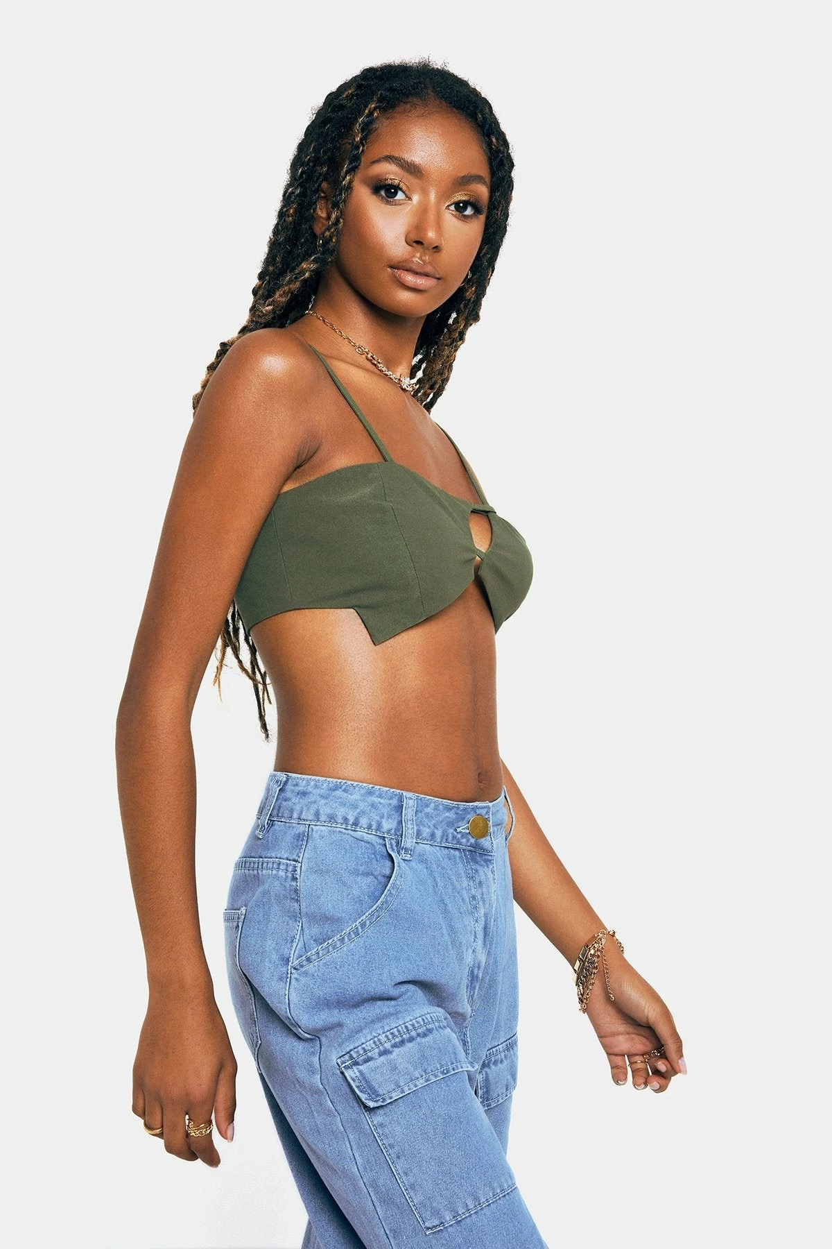 SOLADO Cut Out Asymmetrical Hem Backless Crop Top 5 SOLADO Cut Out Asymmetrical Hem Backless Crop Top - Image 3