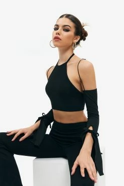 SOLADO Halter Neck Flared Sleeve Tie Backless Crop Top -SOLADO Shop jpeg 501e725b 3425 4ab4 a14a 4da114eec30b 1800x1800