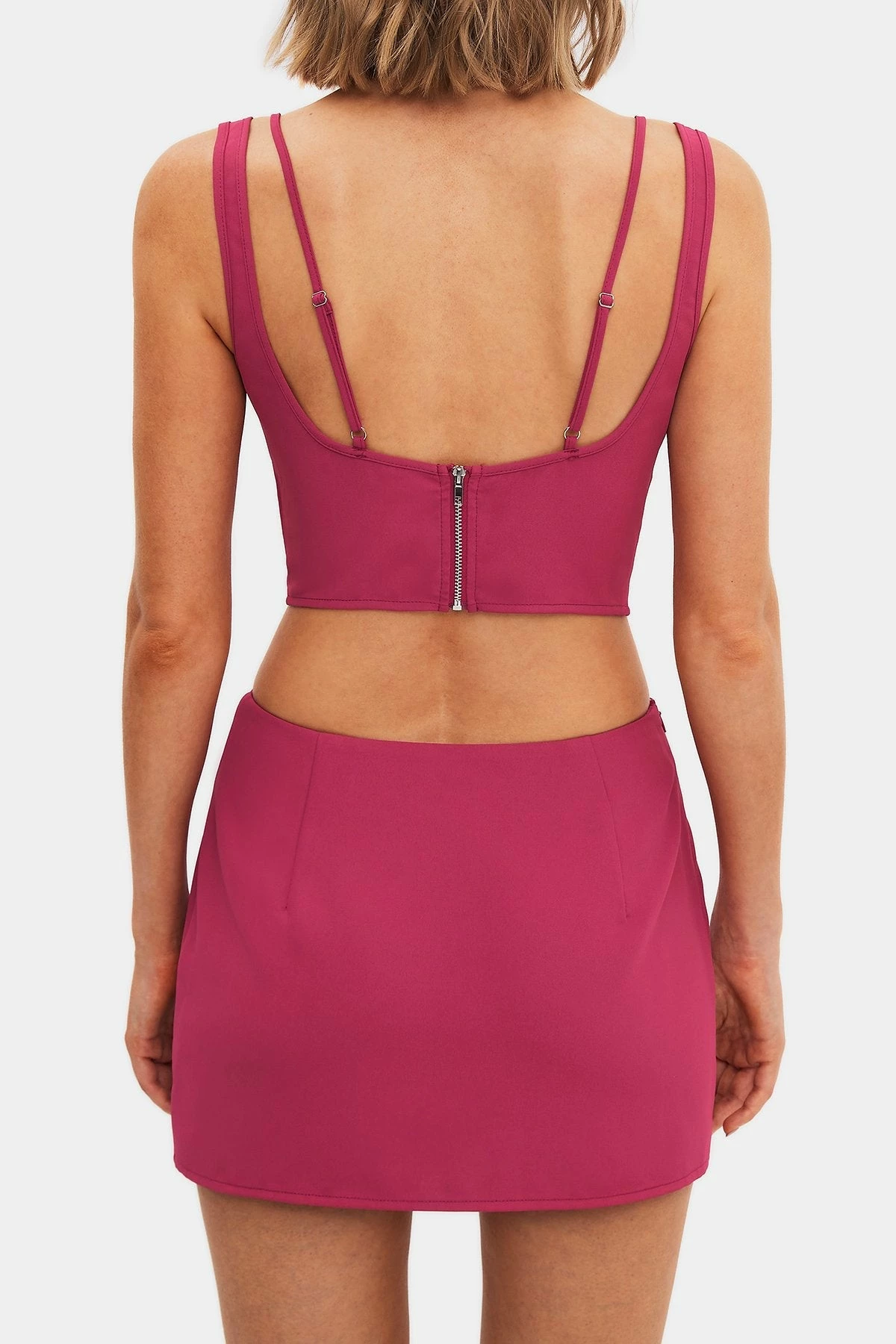 SOLADO 2 In 1 Double Strap Plunging Neck Backless Corset Top 10 SOLADO 2 In 1 Double Strap Plunging Neck Backless Corset Top - Image 8