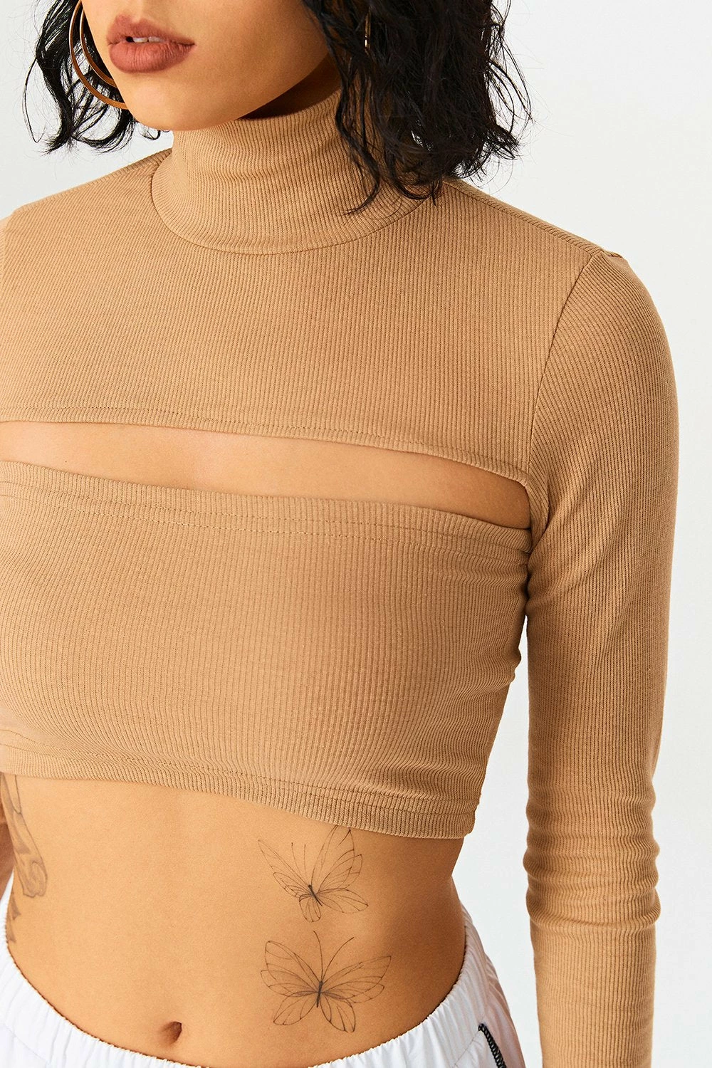 Solado Two Piece High Neck Ribbed Long Sleeve Top 7 Solado Two Piece High Neck Ribbed Long Sleeve Top - Image 5