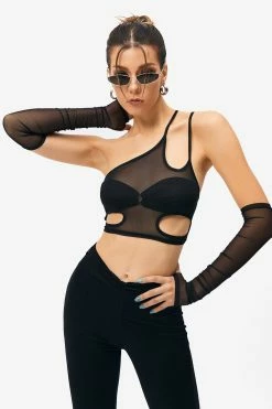 SOLADO Mesh Splicing Cut Out Backless Crop Top With Oversleeve 12 SOLADO Mesh Splicing Cut Out Backless Crop Top With Oversleeve -SOLADO Shop jpeg 57be09cc 37f4 4b39 8311 5b3a0381c1b5 1800x1800