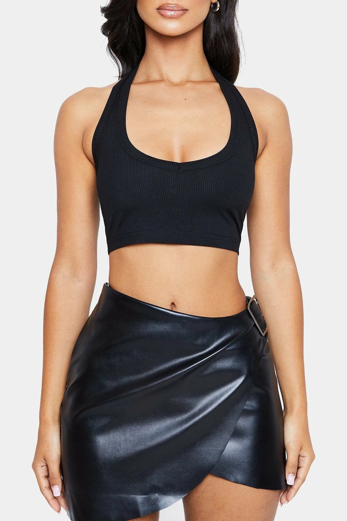 SOLADO Halter Neck Ribbed Backless Tank Top 8 SOLADO Halter Neck Ribbed Backless Tank Top - Image 6