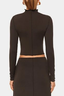 SOLADO Mock Neck Seam Detail Lettuce Trim Long Sleeve Top 14 SOLADO Mock Neck Seam Detail Lettuce Trim Long Sleeve Top -SOLADO Shop jpeg 58a4e8f5 4068 4292 8598 09d20457e2ff 1800x1800