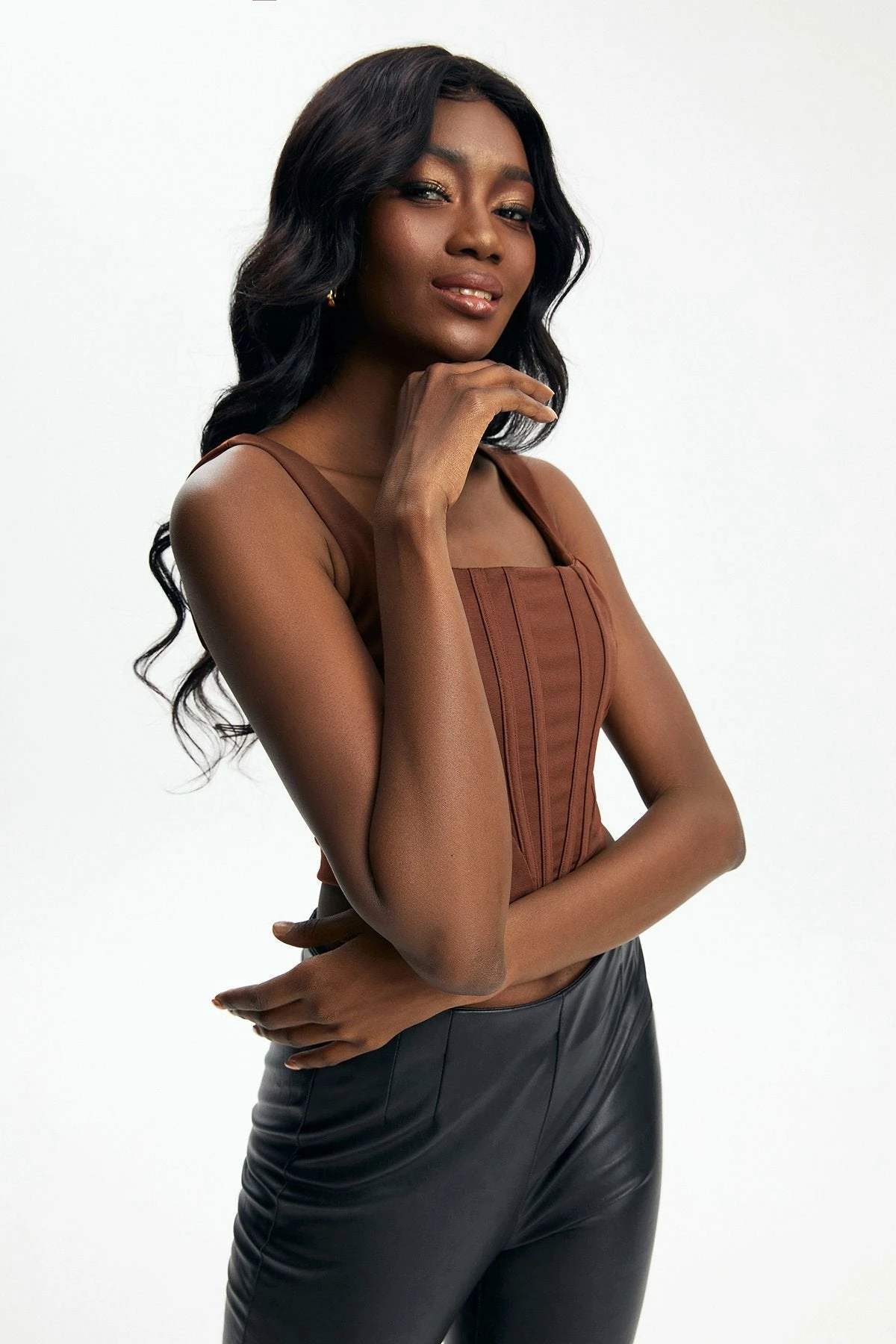 Solado Corset Bodice Detail Zip Up Tank Top 5 Solado Corset Bodice Detail Zip Up Tank Top - Image 3