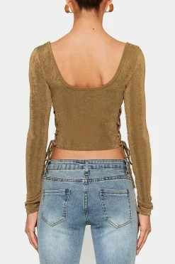 SOLADO U Neck Lace Up Knitted Long Sleeve Crop Top -SOLADO Shop jpeg 590edc37 414c 4a75 a5b4 dc9315e521f7 1800x1800