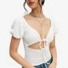 Solado Puff Sleeve Tie Front Cut Out Crop Top 2 Solado Puff Sleeve Tie Front Cut Out Crop Top -SOLADO Shop jpeg 5b0aebb7 4c20 4367 ba18 7d7b12117db3 1800x1800