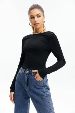 Solado Solid Detail Chain Backless Long Sleeve Top -SOLADO Shop jpeg 5c693edc 274b 4c8c 92b7 717f336e642f 1800x1800