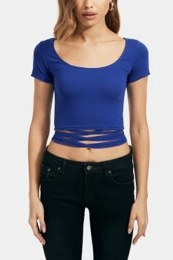 Solado Cross Tie Hem Short Sleeve Solid Crop Top 14 Solado Cross Tie Hem Short Sleeve Solid Crop Top -SOLADO Shop jpeg 5d7be30f c93c 46b0 adfb 43ebb725fed4 1800x1800