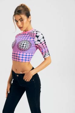 Solado Polka Dot Contrast Color Short Sleeve T-Shirt -SOLADO Shop jpeg 623086d6 10aa 464a b57d 23d22a42ee34 1800x1800