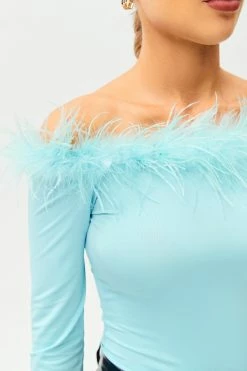 Solado Off Shoulder Feather Trim Long Sleeve Top 11 Solado Off Shoulder Feather Trim Long Sleeve Top -SOLADO Shop jpeg 6441fe1c 9c43 474c be77 bde974d5e010 1800x1800
