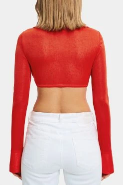 SOLADO Lapel Neck Splicing Split Cuff Long Sleeve Crop Top 15 SOLADO Lapel Neck Splicing Split Cuff Long Sleeve Crop Top -SOLADO Shop jpeg 68c8b980 b31a 40ae ba58 328e9f246811 1800x1800