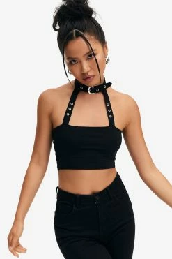 Solado Buckled Halter Neck Off Shoulder Crop Top 9 Solado Buckled Halter Neck Off Shoulder Crop Top -SOLADO Shop jpeg 6903a303 a741 461a b47f a1ab79c93f82 1800x1800