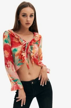 Solado Floral Print Tie Front Ruffle Long Sleeve Top 9 Solado Floral Print Tie Front Ruffle Long Sleeve Top -SOLADO Shop jpeg 69265470 bdec 44b8 82c7 902270c2b13f 1800x1800