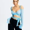 SOLADO Mesh Cold Shoulder Plunging Neck Cross Tie Crop Top -SOLADO Shop jpeg 6a261891 2131 40e3 9bd7 f87c87a92e33 1800x1800