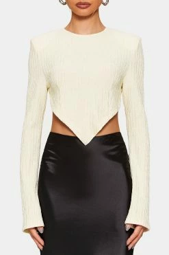 SOLADO Hanky Hem Textured Solid Long Sleeve Top -SOLADO Shop jpeg 6b24eb9c 765d 4ce0 8330 1fa2321be8b1 1800x1800