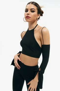 SOLADO Halter Neck Flared Sleeve Tie Backless Crop Top -SOLADO Shop jpeg 6b9a1e16 7424 49e4 8993 614db29880a6 1800x1800