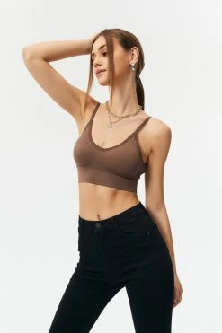 Solado Strap Detail Backless Crop Tank Top
