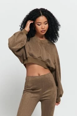 SOLADO Drop Shoulder Lantern Sleeve Cinched Waist Crop Top -SOLADO Shop jpeg 6d7775ae 850e 45bf a033 a4fbfa7df179 1800x1800