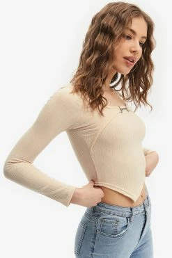 Solado Ribbed Long Sleeve Asymmetric Hem Crop Top -SOLADO Shop jpeg 73904695 5676 4002 8af9 833e1b8d36c3 1800x1800