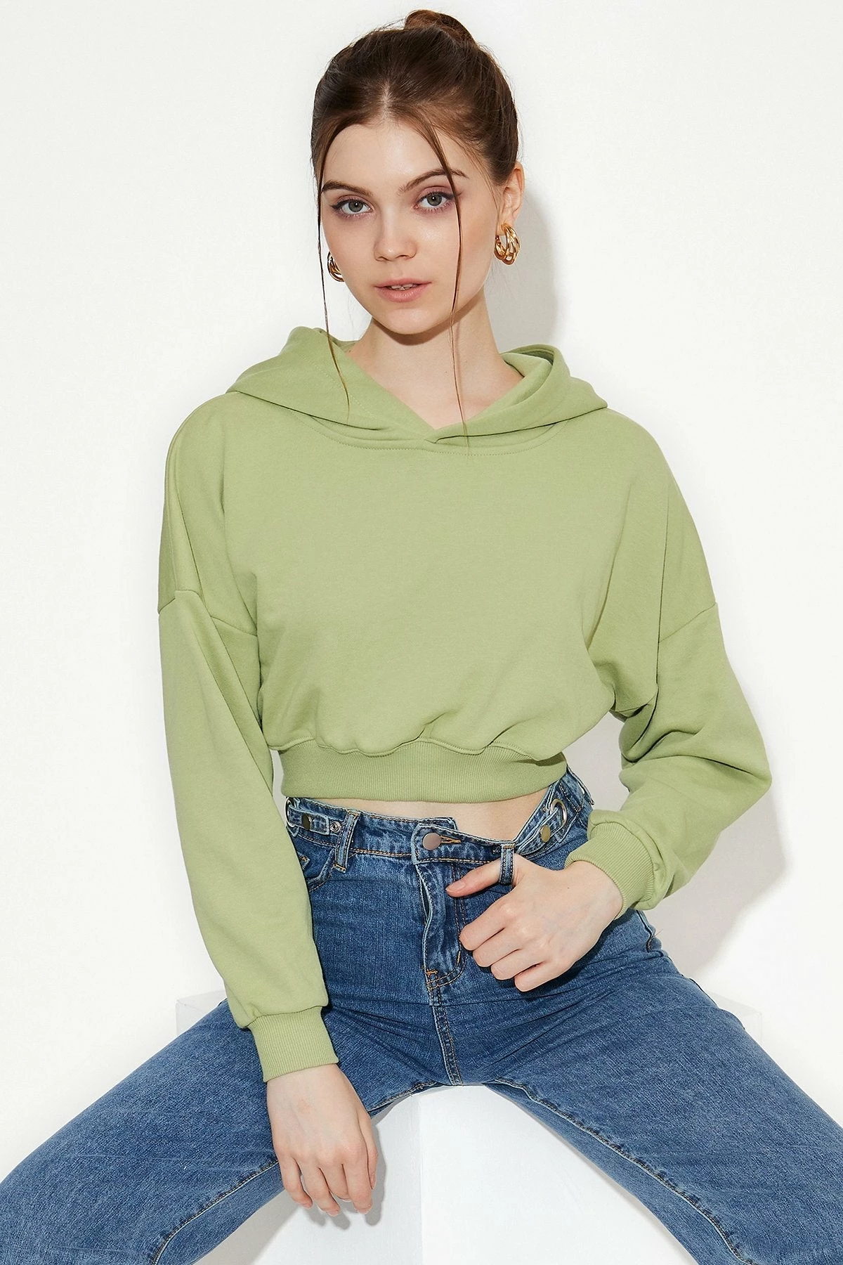 Solado Solid Long Sleeve Hooded Sweatshirt 10 Solado Solid Long Sleeve Hooded Sweatshirt - Image 8