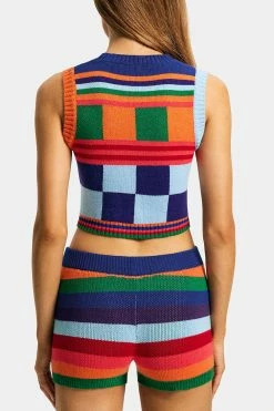 Solado Plaid Print Contrast Color Knitted Tank Top -SOLADO Shop jpeg 7593e060 70d4 4539 92c2 4d282870abf8 1800x1800