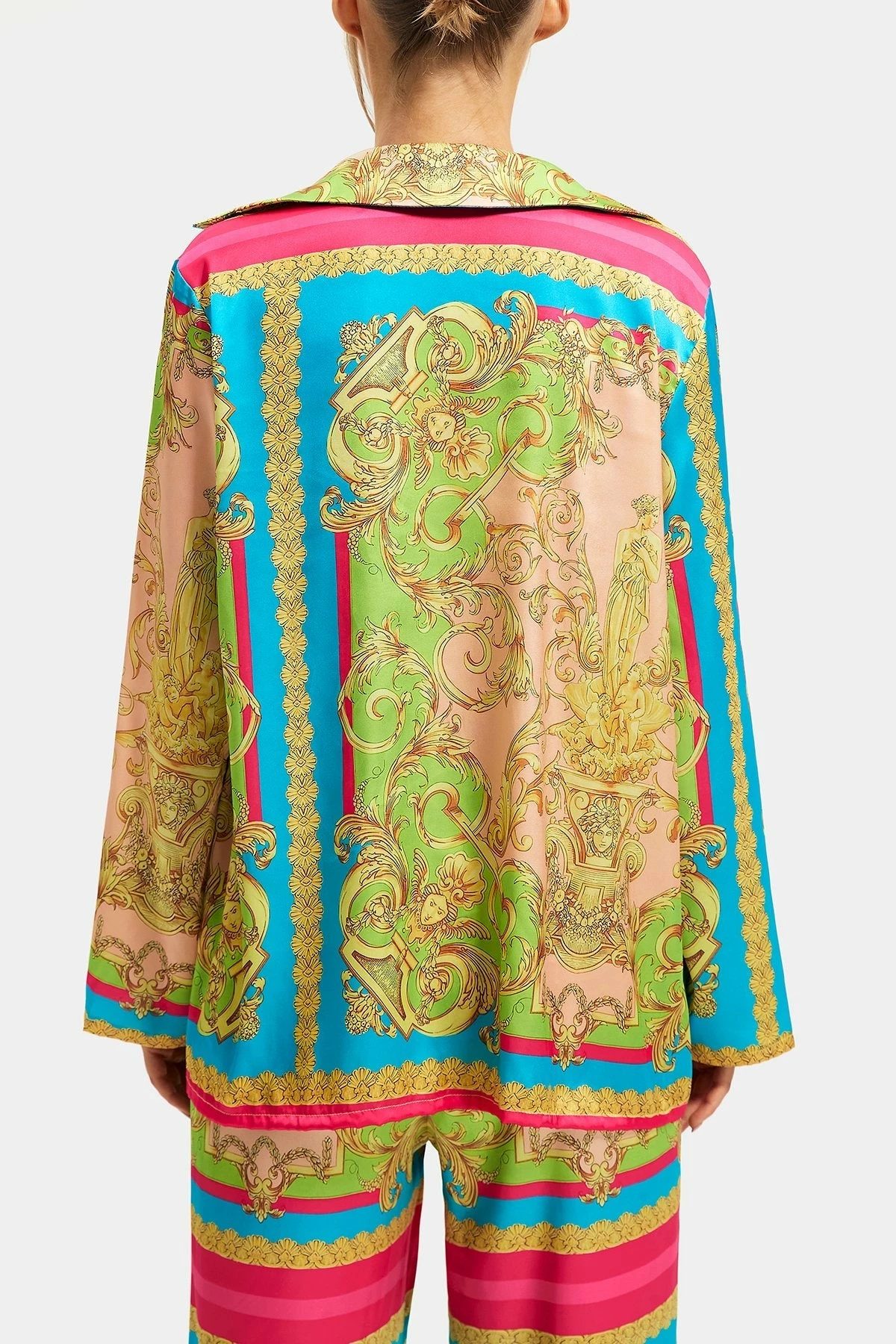 SOLADO Abstract Print Lapel Neck Long Sleeve Shirt Without Bra 9 SOLADO Abstract Print Lapel Neck Long Sleeve Shirt Without Bra - Image 7