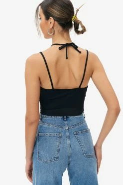 Alternative view of Solado Cut Out Backless Cami Crop Top