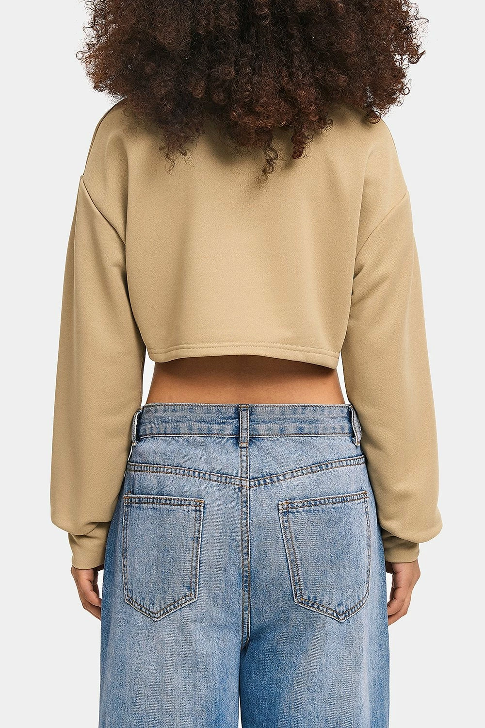 SOLADO Drop Shoulder Long Sleeve Solid Crop Top 9 SOLADO Drop Shoulder Long Sleeve Solid Crop Top - Image 7