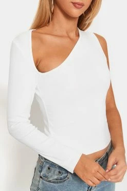 Solado Asymmetrical Neck One Sleeve Solid T-Shirt 11 Solado Asymmetrical Neck One Sleeve Solid T-Shirt -SOLADO Shop jpeg 7dfb95f0 76f0 40c2 bf69 a3bf2f8cb3a3 1800x1800