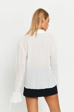 Solado Lapel Neck Stripe Pleat Flared Sleeve Blouse 8 Solado Lapel Neck Stripe Pleat Flared Sleeve Blouse -SOLADO Shop jpeg 7ed5bf69 6604 41fd 96e0 aea9741a0921 1800x1800