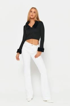 Solado Fluffy Trim Button Front Solid Crop Top 10 Solado Fluffy Trim Button Front Solid Crop Top -SOLADO Shop jpeg 7f67882d 3150 45cd b176 9cba4d1a5a06 1800x1800