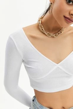 Solado Ribbed V Neck Solid Long Sleeve Top 14 Solado Ribbed V Neck Solid Long Sleeve Top -SOLADO Shop jpeg 831fbcbe b3cd 4ea4 84cc b6f5540e0a98 1800x1800