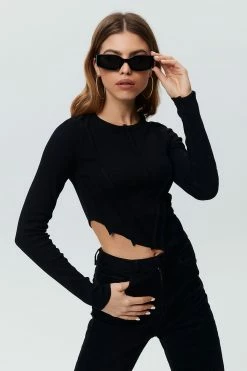 Solado Shirred Frill Trim Irregular Hem Long Sleeve Top 20 Solado Shirred Frill Trim Irregular Hem Long Sleeve Top -SOLADO Shop jpeg 86616434 fbcd 4698 af76 8c6b2045cf6a 1800x1800