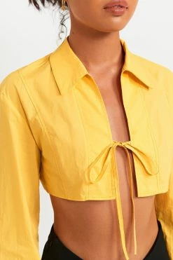 SOLADO Lapel Neck Tie Front Solid Long Sleeve Top -SOLADO Shop jpeg 87f3ea1d 5717 40fc 9c04 103d839af8b2 1800x1800